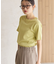 きれいめコットンベーシックTシャツ(5分袖)