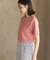 きれいめコットンベーシックTシャツ(5分袖)