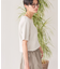 きれいめコットンベーシックTシャツ(5分袖)