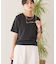 きれいめコットンベーシックTシャツ(5分袖)