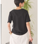 きれいめコットンベーシックTシャツ(5分袖)