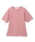 きれいめコットンベーシックTシャツ(5分袖)