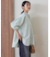 イージーケアバンドカラーWポケットロングシャツ