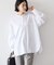 イージーケアバンドカラーWポケットロングシャツ
