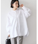 イージーケアバンドカラーWポケットロングシャツ