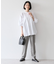 イージーケアバンドカラーWポケットロングシャツ