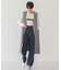 Vネックロングジレ