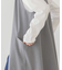 Vネックロングジレ