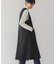 Vネックロングジレ
