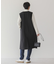 Vネックロングジレ