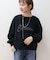 チェーン刺繍スウェット