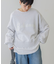 チェーン刺繍スウェット