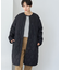軽ポカノーカラーキルティングロングコート