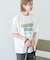 配色ロゴプリントTシャツ