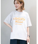 配色ロゴプリントTシャツ