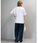 配色ロゴプリントTシャツ