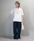 配色ロゴプリントTシャツ