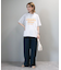 配色ロゴプリントTシャツ