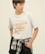 配色ロゴプリントTシャツ