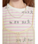 発砲プリントボーダーTシャツ/Disney
