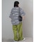 発砲プリントボーダーTシャツ/Disney
