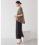 バックチュールレイヤードカットプルオーバー