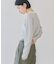 クルーネックカットプルオーバー