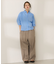 接触冷感ギャザーリボンスリーブ半袖シャツ