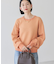 Mix編み地ニットプルオーバー