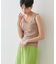 リブタンクトップ