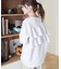 【WEB限定】バックフリルポンチプルオーバー