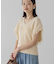 袖フリンジショート丈プルオーバー