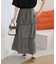 ラメカットティアードスカート