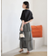 ラメカットティアードスカート