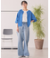 ポンチクルーネックカーディガン