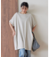 袖ロールアップカットチュニック