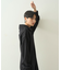 ハーフZIP裏毛ワンピース