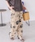 アソートギャザー柄パンツ【WEB限定カラー・サイズ有り】