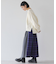 袖ボリュームサイドスリットニットプルオーバー