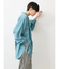 接触冷感Wポケット袖タックシャツチュニック