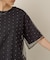 【2点SET】ラインストーンチュールレイヤードTシャツ