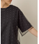 【2点SET】ラインストーンチュールレイヤードTシャツ