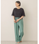 【2点SET】ラインストーンチュールレイヤードTシャツ