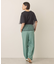 【2点SET】ラインストーンチュールレイヤードTシャツ