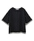 【2点SET】ラインストーンチュールレイヤードTシャツ