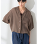 接触冷感シアー開襟半袖シャツ