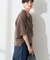 接触冷感シアー開襟半袖シャツ