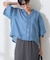 接触冷感シアー開襟半袖シャツ
