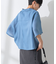 接触冷感シアー開襟半袖シャツ