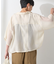 接触冷感シアー開襟半袖シャツ